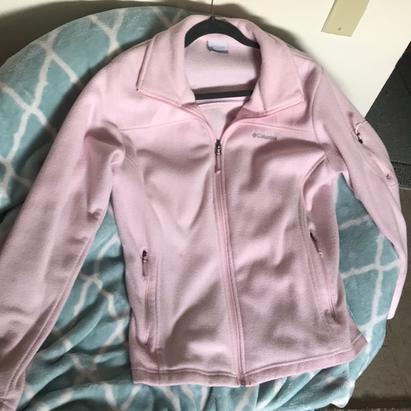 baby pink columbia jacket